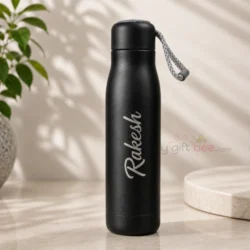 Black Insulated Water Bottle