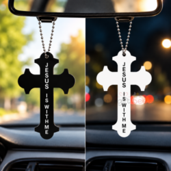 Cross Car Hanging Pendant