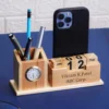Wood Pen Stand Life Time Calendar